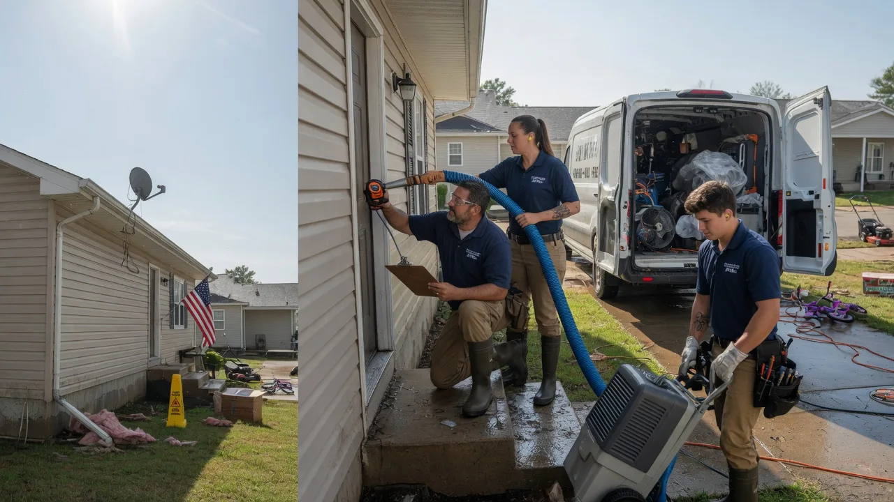 Ceiling Water Damage Restoration in Walnut, IL near me